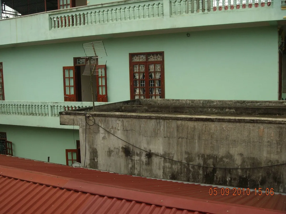Mặt tiền công trình kiến trúc tại Điện Biên